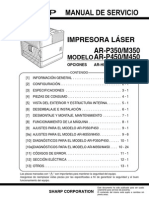 Sharp Manual de Servicio AR P350 450 ARM 350 450 Español