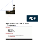 Add Dynamic Lighting to a Flat Photo