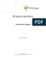 El Juicio Ejecutivo Jose Ricardo Villagran Cepeda