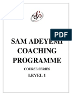 Sam Adeyemi Coaching Programme Course 1