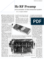 10 GHz RF Preamp