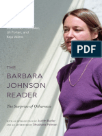 The Barbara Johnson Reader: The Surprise of Otherness by Barbara Johnson