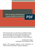 PPP in Indian Infrastructure - Challenges & Opportunities