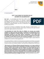 Upr y Casa Pueblo de Adjuntas Sellan Acuerdo de Colaboracion