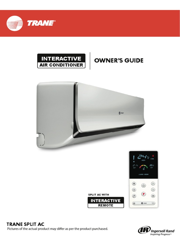 Owners Guide Trane Split Air Conditioners Air Conditioning Hvac