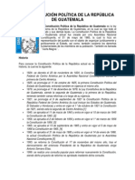 La Constitución Política de La República de Guatemala y Decretos y Resoluciones Del Gobierno