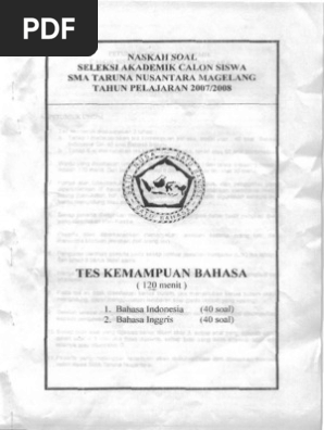 Contoh Soal Tes Masuk Sanata Dharma Contoh Soal Terbaru