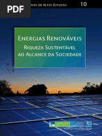 Energias Renováveis - riqueza sustentável ao alcance da sociedade