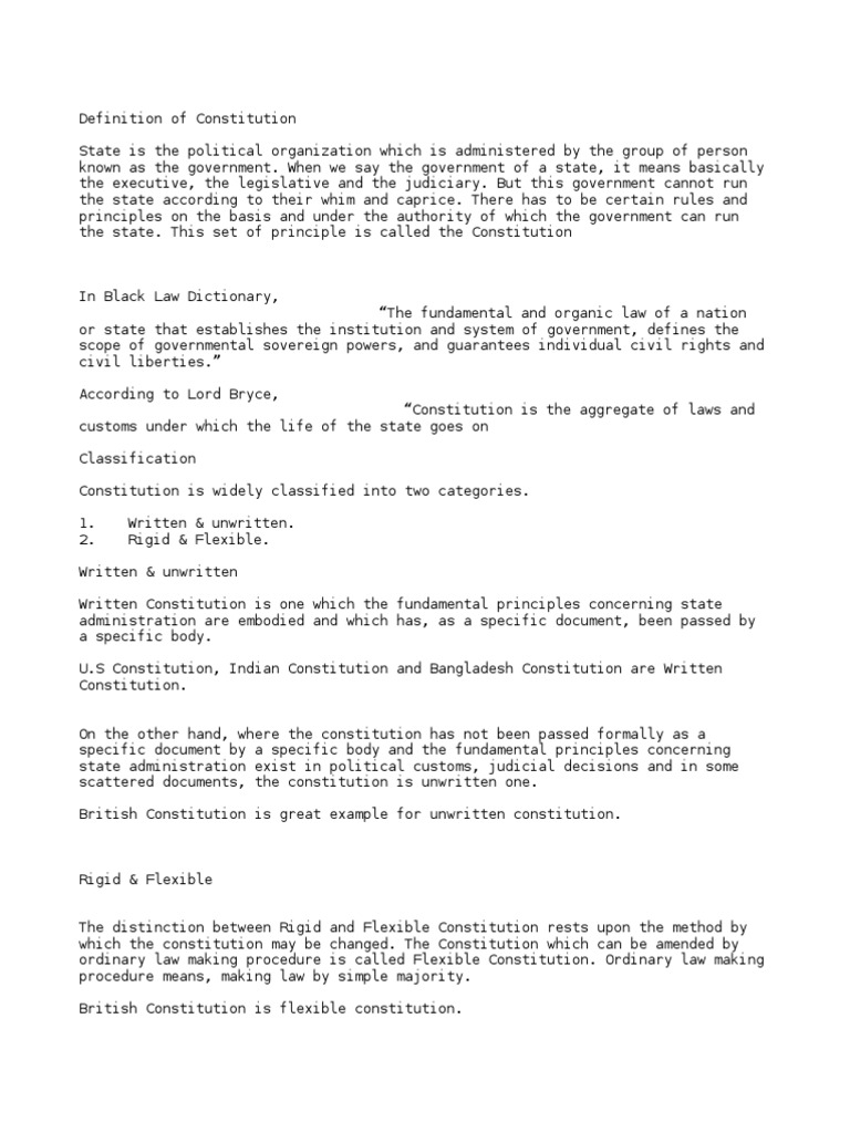 Constitution | PDF | U.S. State | Constitution