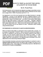 Download How to Adjust the Level of Acidity in Your Wine by Scott Young SN21970120 doc pdf