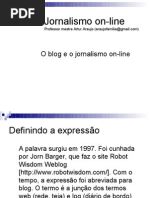 O blog como gênero jornalístico