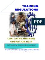 CNC Lathe Machine Operation NC II