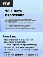 Rate Law Chemical Knietics