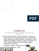 Consumer Behaviour Model-6 cell matrix in advertisement