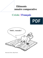 Grammaire Comparée Du Créole Et Du Francais
