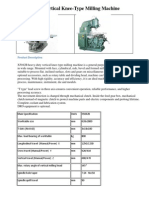 Heavy Duty Vertical Milling Machine