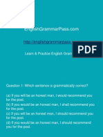 English Grammar Test # 4: Misused Forms - Miscellaneous Examples