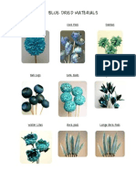 Blue Dried Materials