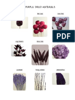 Purple Dried Materials