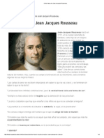 Ocho Frases de Jean Jacques Rousseau