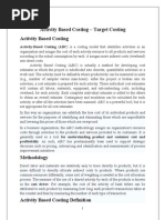 Download Activity Based Costing - Assignment by valarrmathi SN21974615 doc pdf