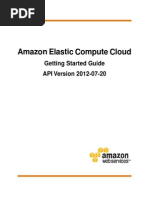 Amazon Elastic Compute Cloud: Getting Started Guide API Version 2012-07-20