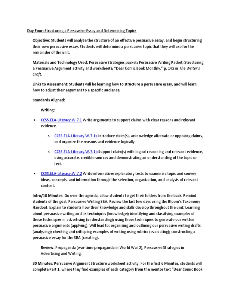 Persuasive essay about advertising