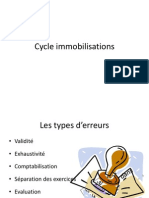 Cycle Immobilisations Et Stock