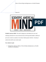 Treating Trust: Oxytocin's Effects of Trust in People and Implications As A Possible Treatment For Schizophrenia