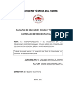 La Sobreproteccción y Su Incidencia en Las Relaciones Interpersonales de Los Niños de Primer Año de Educación Baisca General Maria Montessori