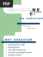 Download An Introduction to Dot Net Framework by Adarsh SN21976439 doc pdf