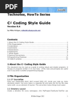 C# Coding Style Guide