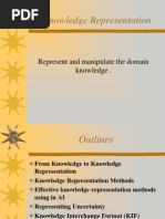 Knowledge Representation: Represent and Manipulate The Domain Knowledge