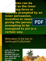 Motivation Can Be Defined as the Inner Propelling Force Or
