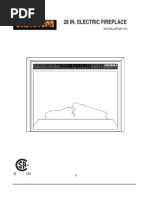 Greystone F2811FL Fireplace User Manual