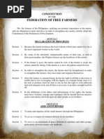 Federation of Free Farmers: Constitution