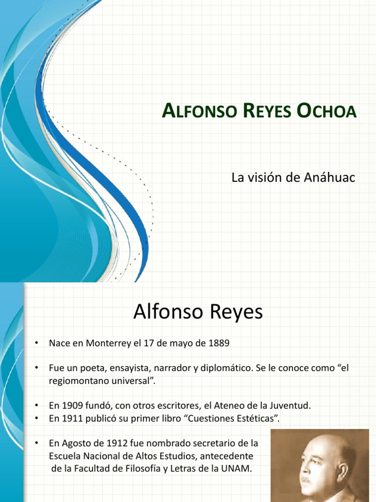 Alfonso Reyes Ochoa Pdf