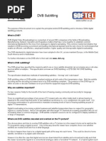 Download DVB Subtitling FAQ by ryacine SN21978217 doc pdf