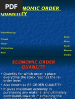 Economic Order Quantity