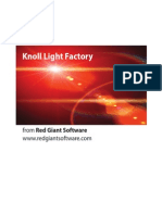 Knoll Light Factory Manual