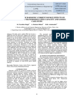 Investigation of Harmonic Current Source Effects On Distribution and Transmission Lines Capacity and Losses: Case Study