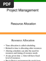 13 Resource Allocation and Project Crashing