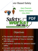 Behavior Based Safety: Gary Peacock Safety Consultant Ohio BWC