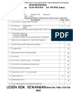 senarai Checklist Mof Latest Rob Kewangan Enterprise