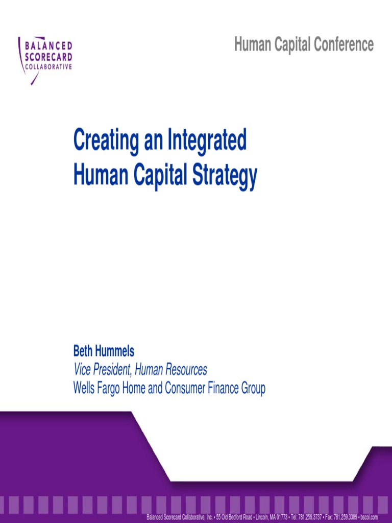 Wells Fargo HR Case Studdy PDF Wells Fargo Strategic Management