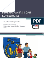 Pemeriksaan Fisik Dan Konseling KB