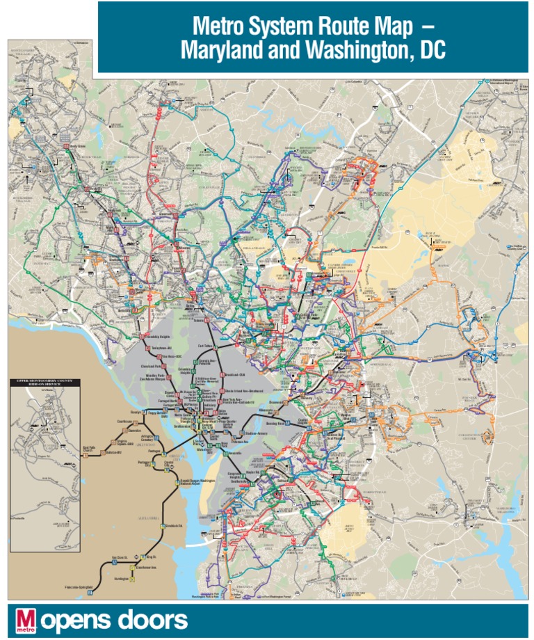 Metro Route Map: Maryland & DC | PDF