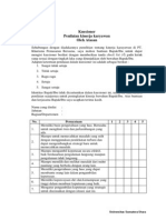 Download Kuesioner Penilaian Kinerja Karyawan by mediaaprina SN219799147 doc pdf
