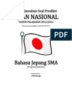 Download Kunci Jawaban Prediksi Soal UN Bahasa Jepang SMA Program BAHASA 2013 by Tjatoer A Wibowo SN219800458 doc pdf