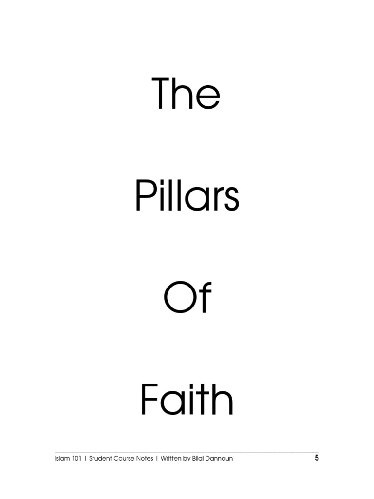 Islam 101 Course Belief In Allah 1st Lesson Pdf God In Islam